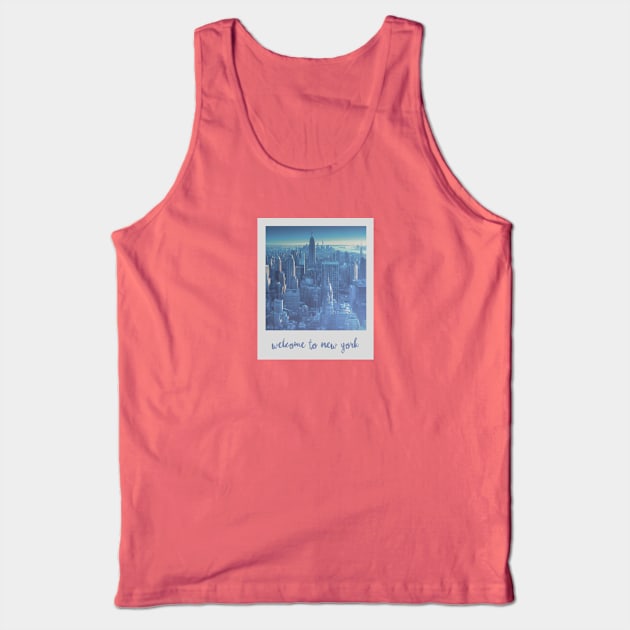 welcome to new york aesthetic Tank Top by sadieillust